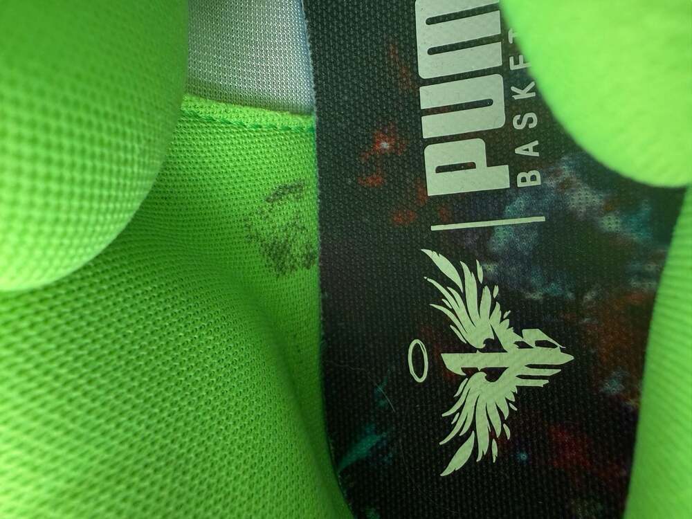 Puma MB.01 Lo LaMelo Ball Green Gecko Neon Volt Basketball Shoes Men’s Size 9 - Picture 9 of 11